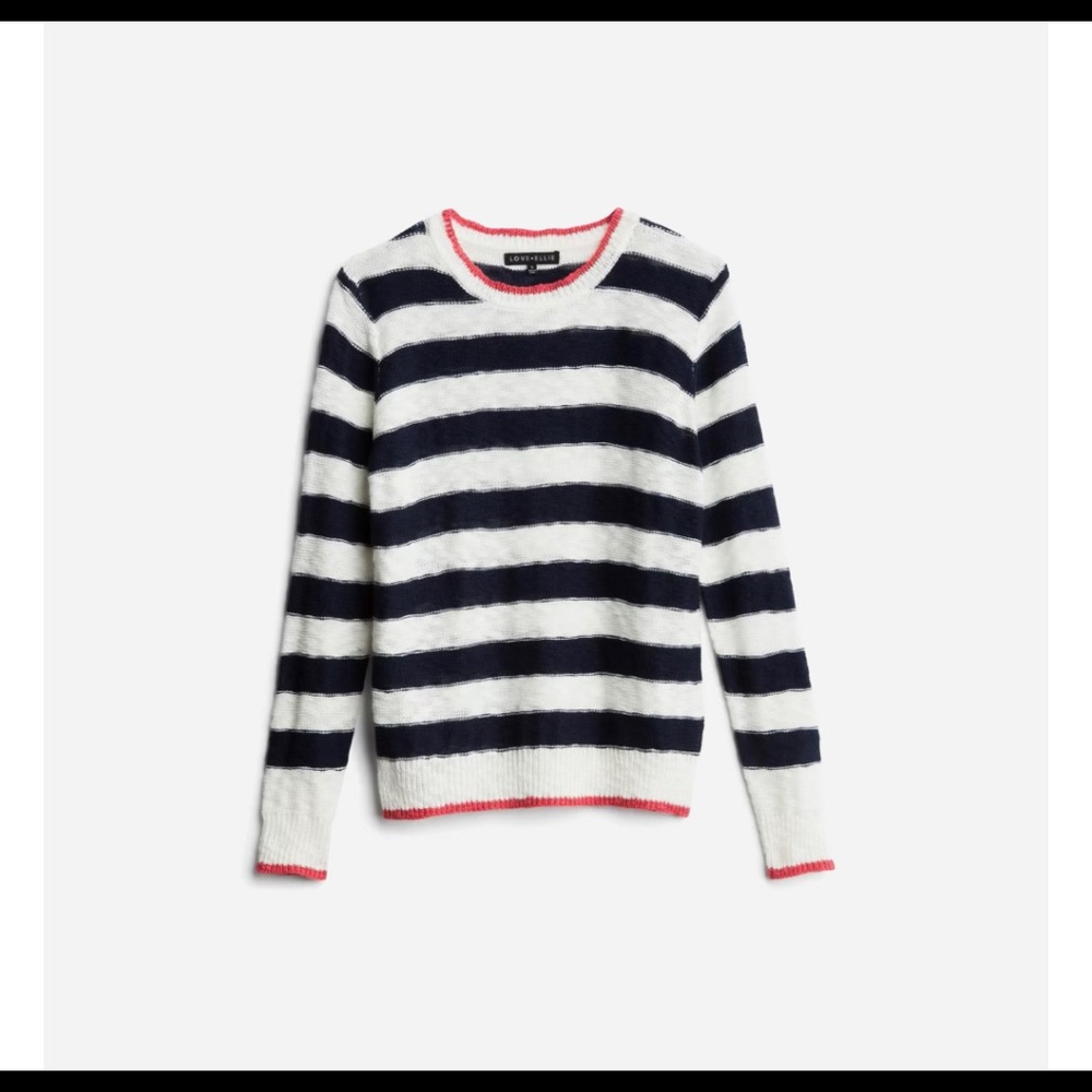 Love Ellie Lani Contrast Trim Pullover